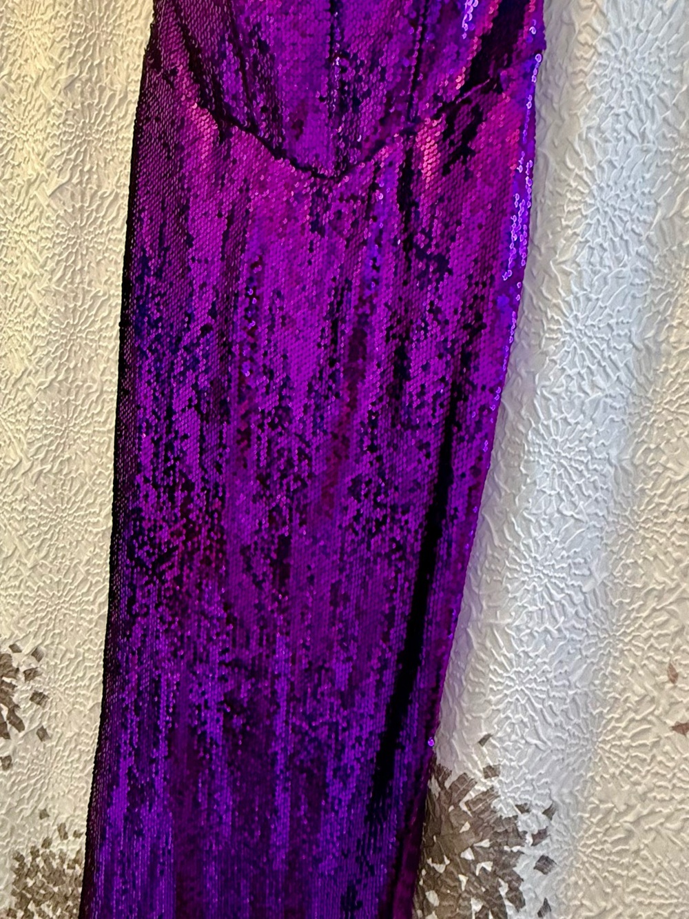 ✨ Fashion Nova Radiant Energy Sequin Maxi Gown - Purple ✨